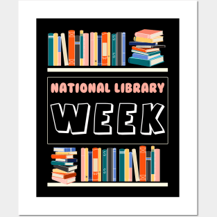 National Library Week Book Reading Library Day Librarian Posters and Art